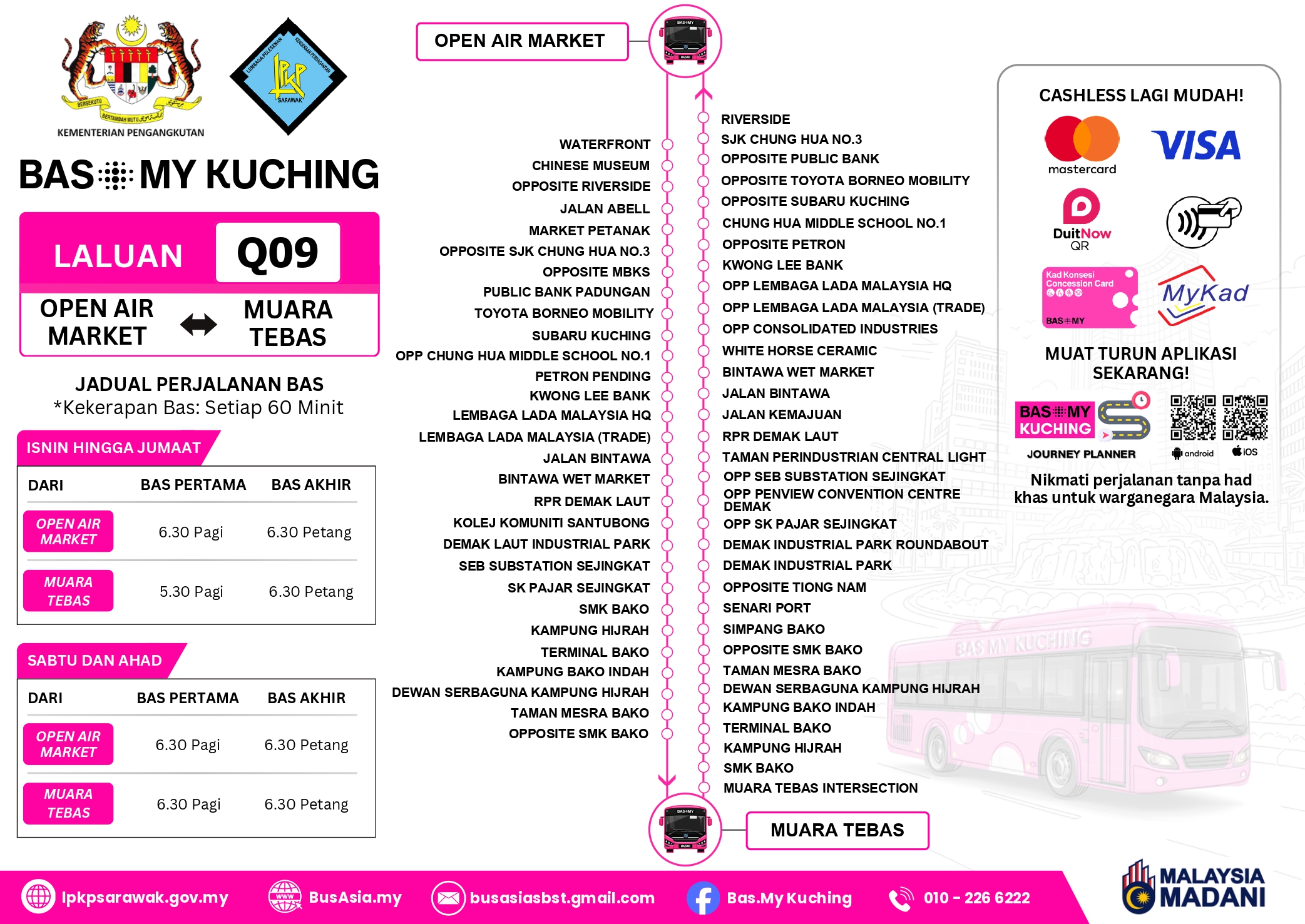 Muara Tebas Route