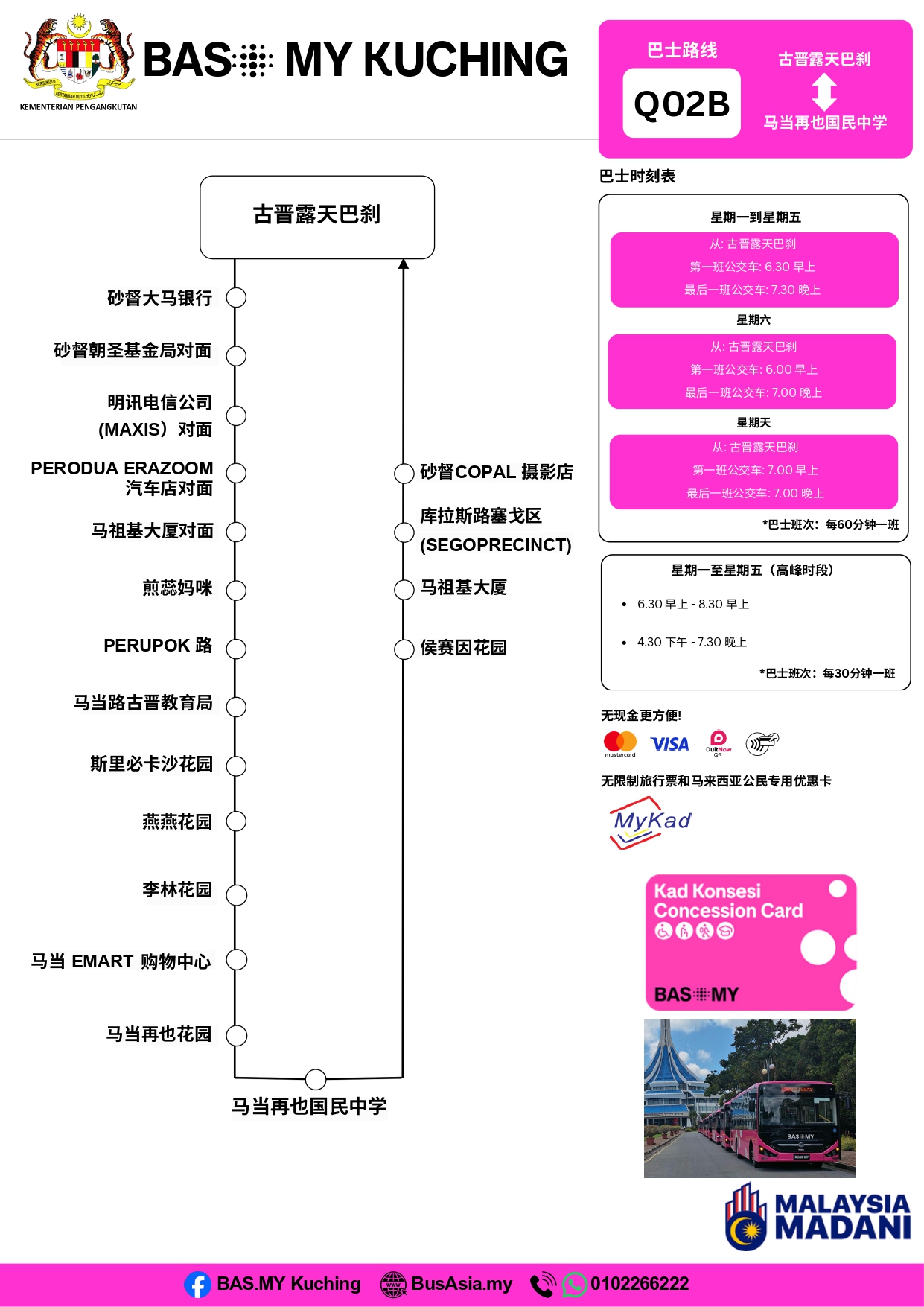 SMK Matang Jaya Route